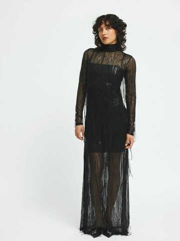 Résumé Avondjurk 'Delta' in Zwart: voorkant