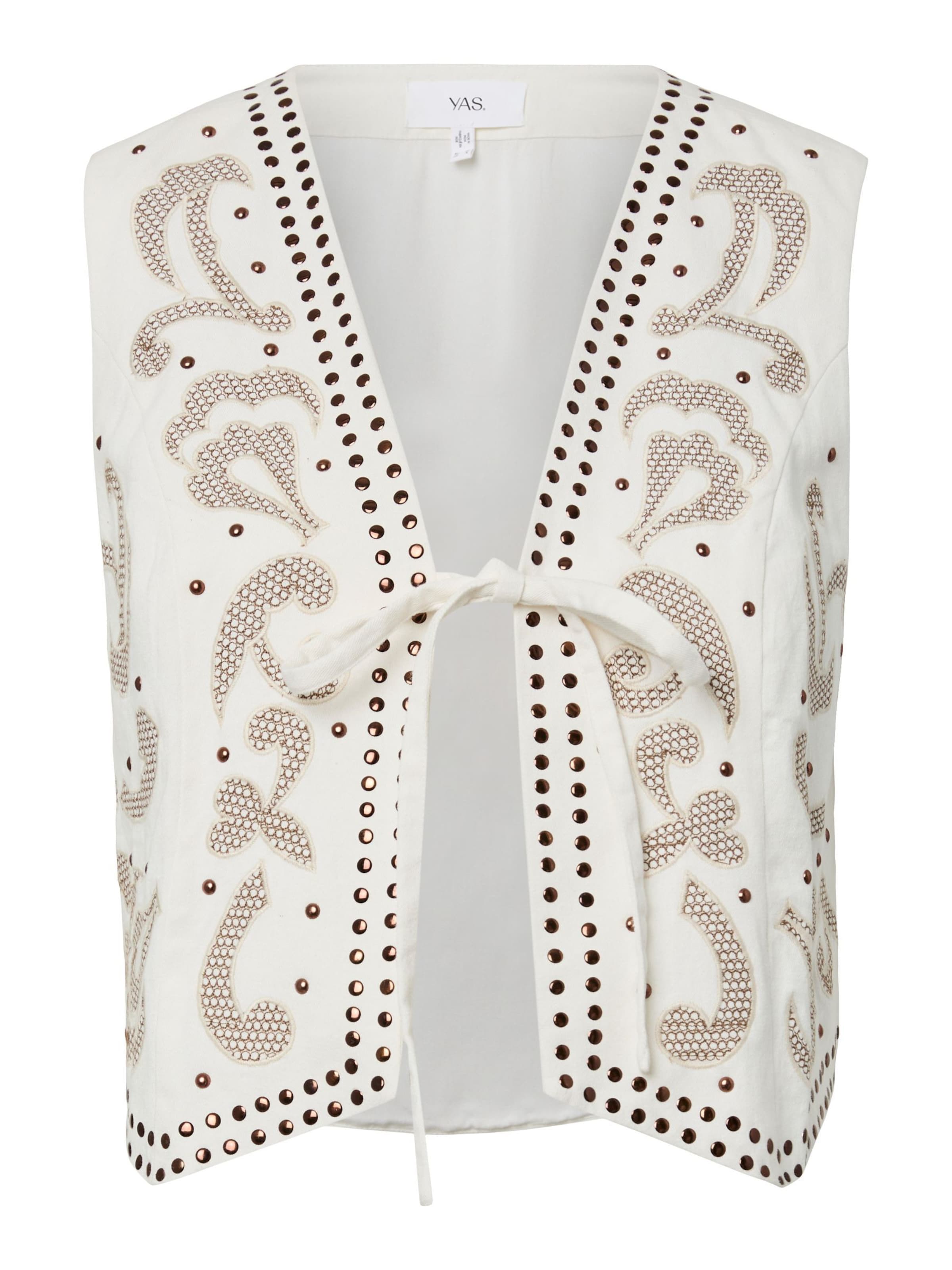 Gilet di YAS in bianco: frontale