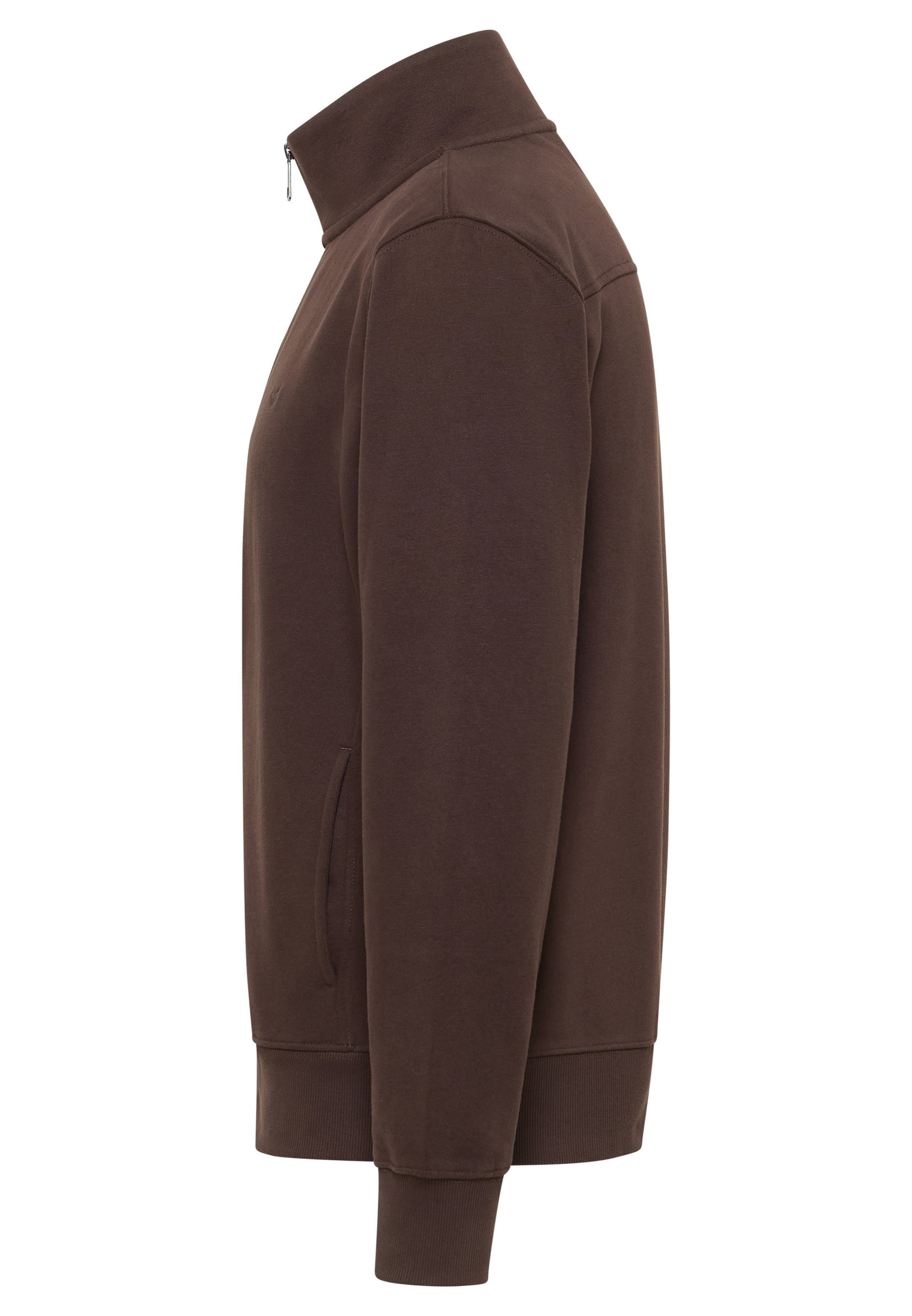 MUSTANG Sweatjacke 'Dillon' in Braun