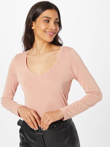 T-shirt 'KAMALA' PIECES en rose : devant