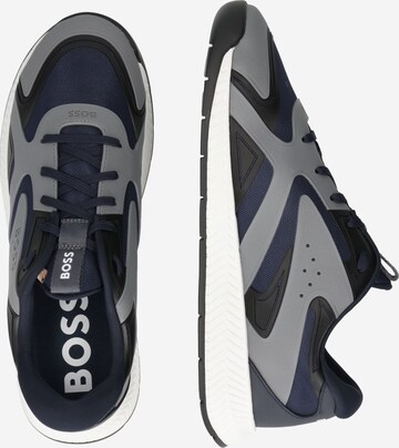 BOSS Platform trainers 'Titanium' in Blue