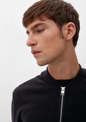 s.Oliver Zip-Up Hoodie in Black