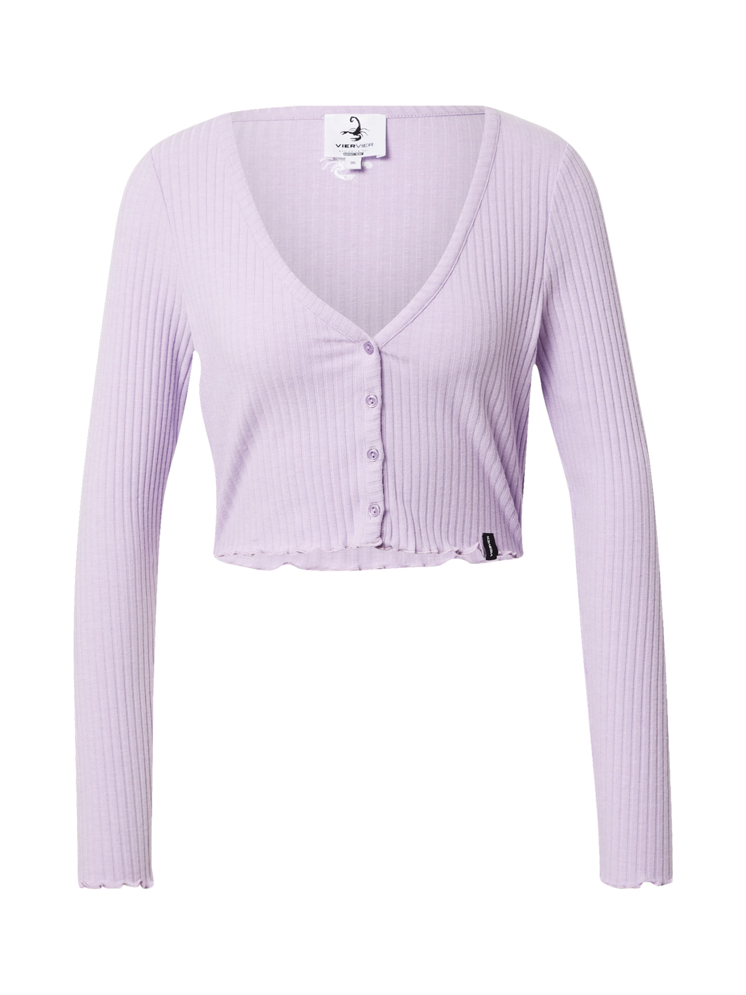 VIERVIER Shirt 'Rosalie' in Purple: front