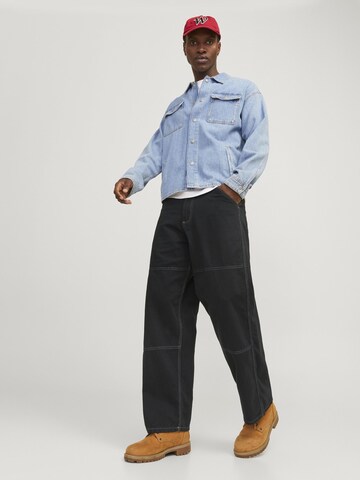 JACK & JONES Loose fit Jeans 'JPSTOwen' in Black