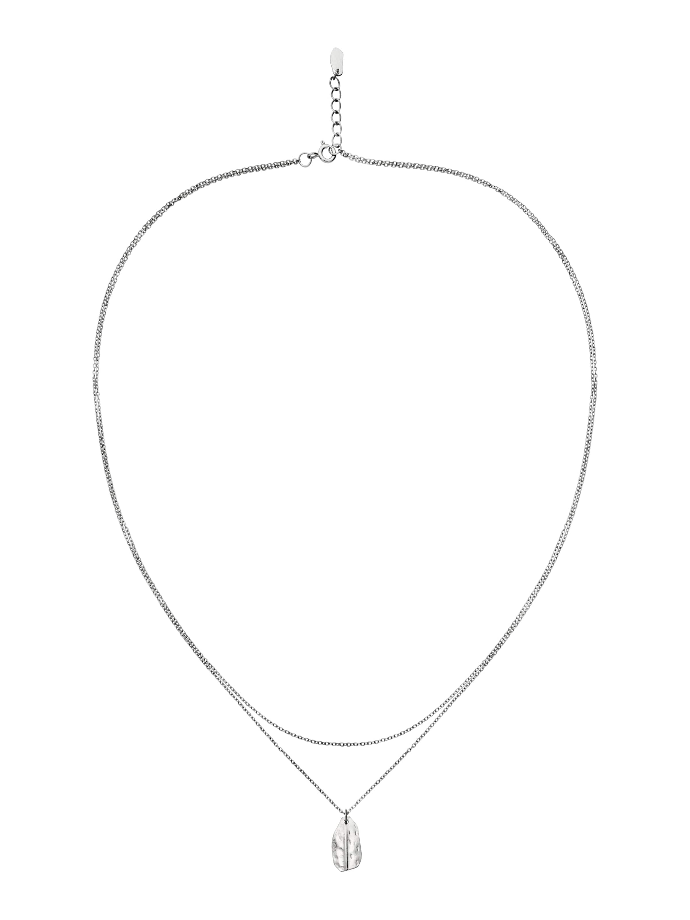 Collana di Maanesten in marrone: frontale