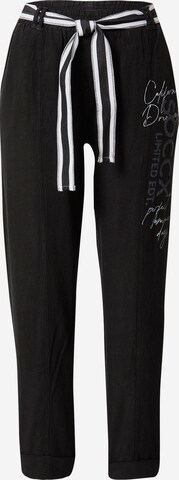 Soccx רגיל מכנסיים בשחור: מלפנים