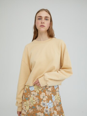 EDITED Sweatshirt 'Renata' i beige: framsida