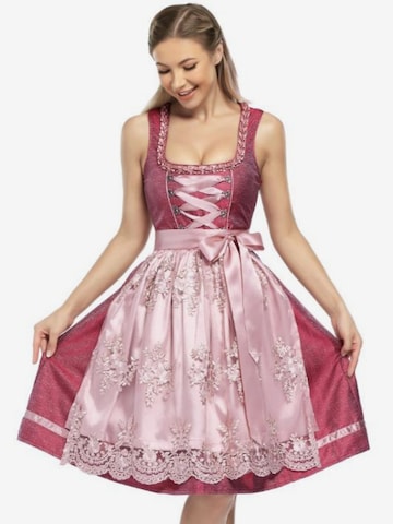 Yesfashion Dirndl in Pink: front