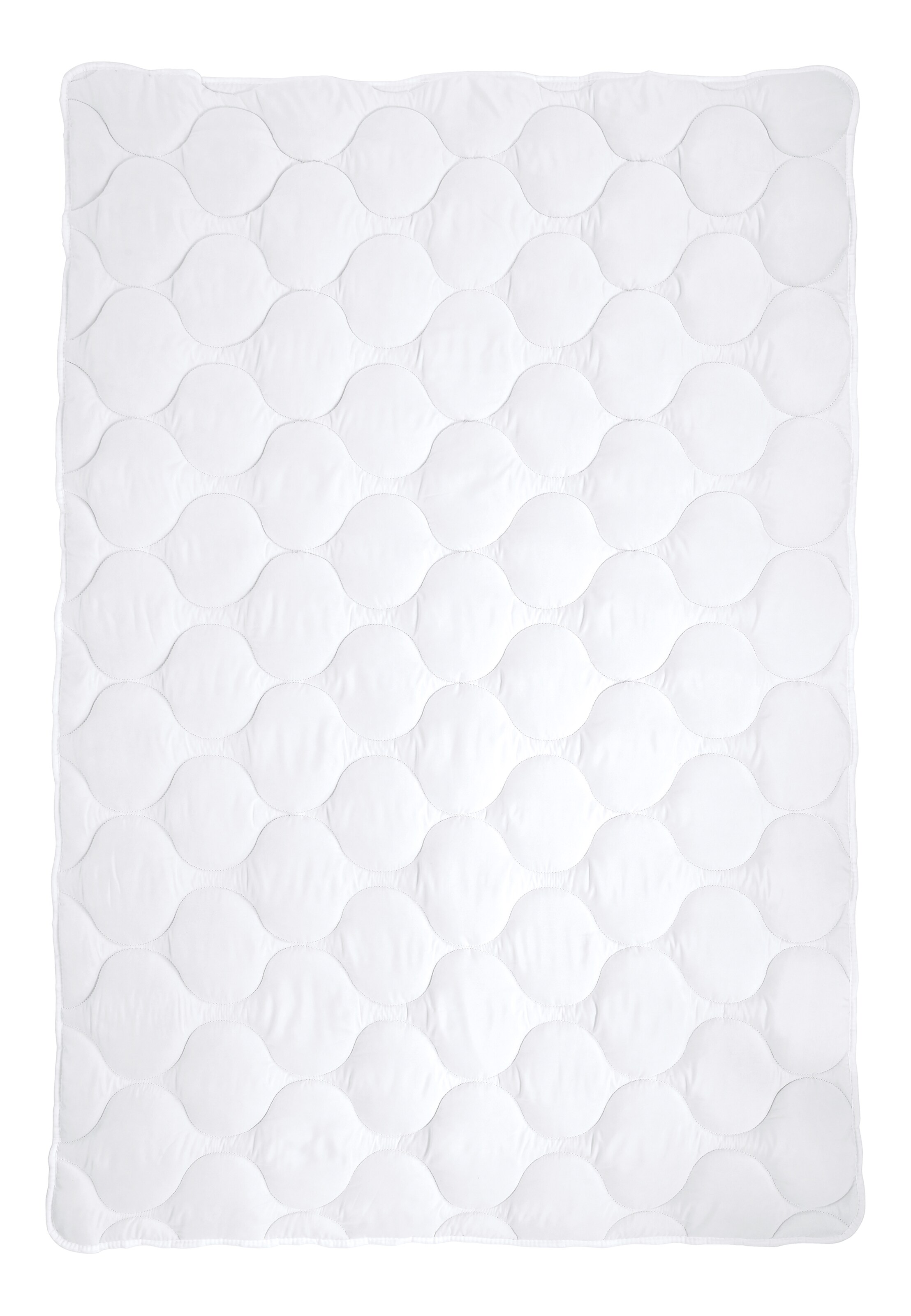 uncover by SCHIESSER Bettdecke 'Chelsea' in Weiß: Vorderseite
