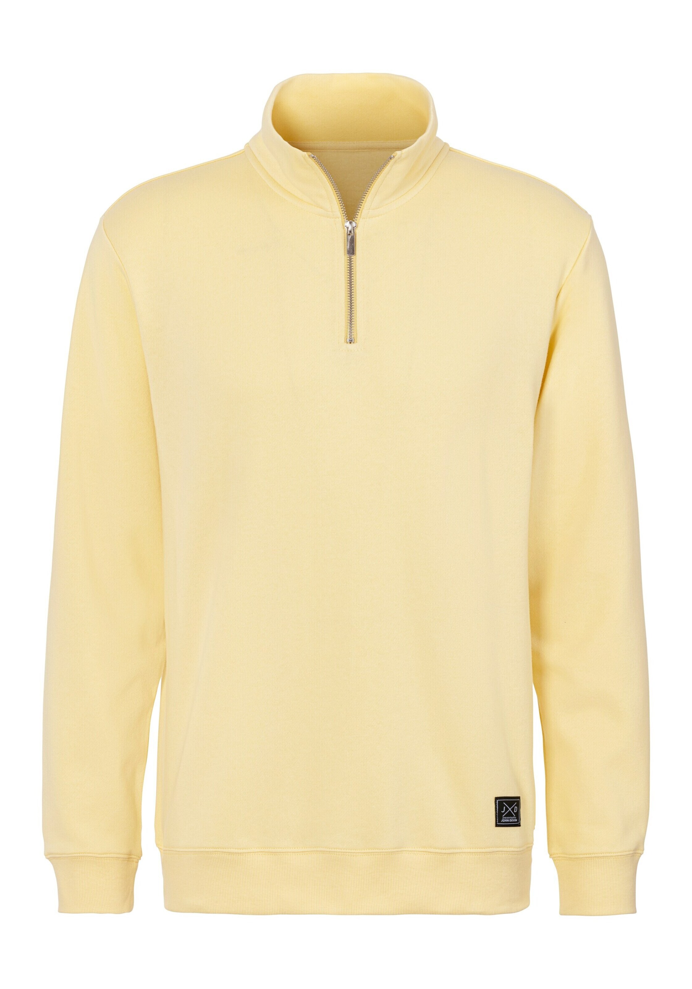 JOHN DEVIN Sweatshirt in Yellow: front