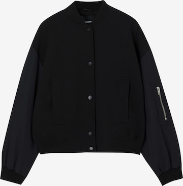 Veste mi-saison Pull&Bear en noir : devant