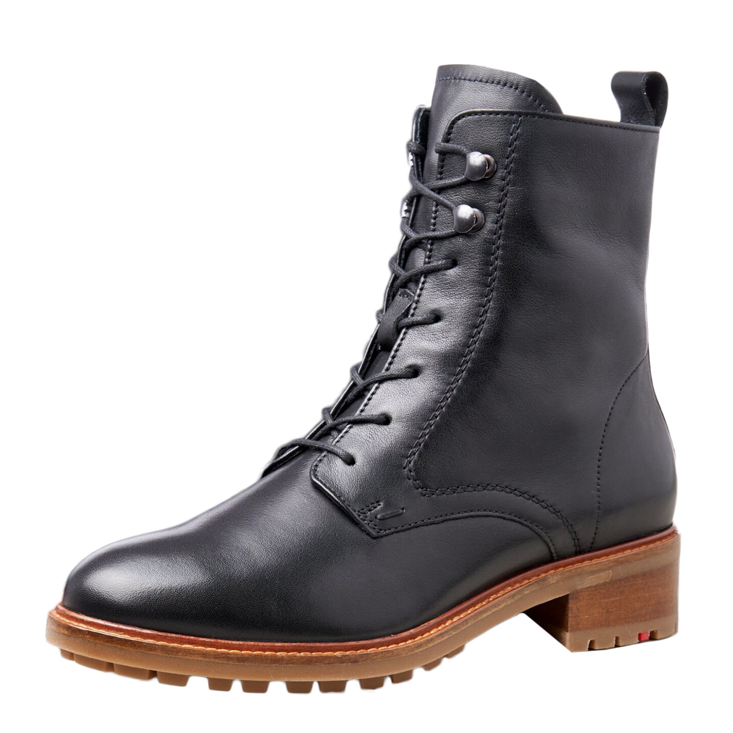 LLOYD Veterlaarsjes in Zwart: voorkant