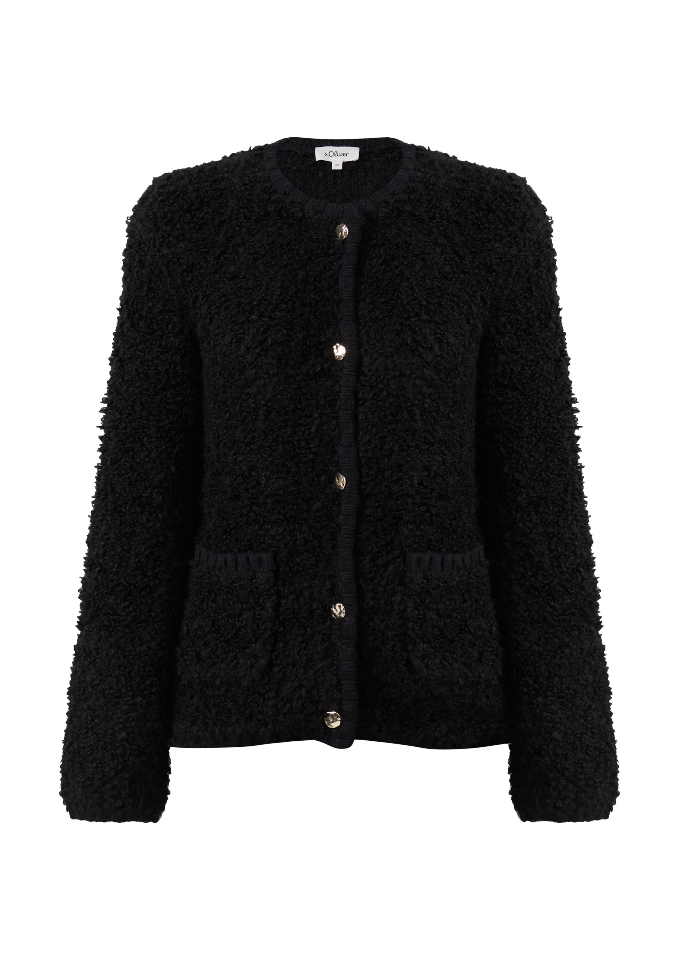 juoda s.Oliver Kardiganas: priekis