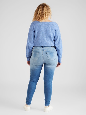 ONLY Carmakoma Skinny Jeans 'MAYA' in Blauw