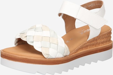 Sandalo di GABOR in bianco: frontale