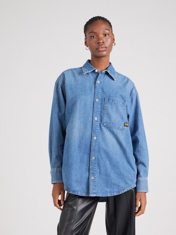 G-STAR Blouse in Blue: front