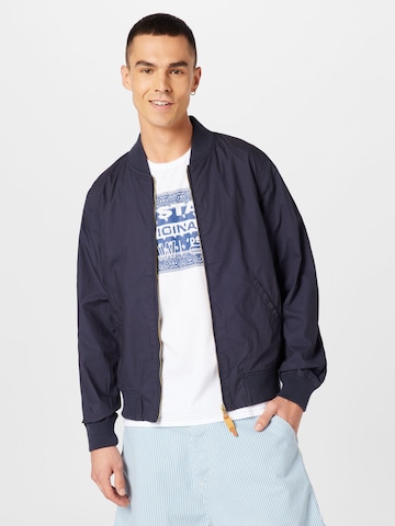 Hailys Men Between-Season Jacket 'Baker' in Blue: front