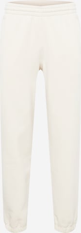 Effilé Pantalon 'Adicolor Trefoil Sweat' ADIDAS ORIGINALS en blanc : devant