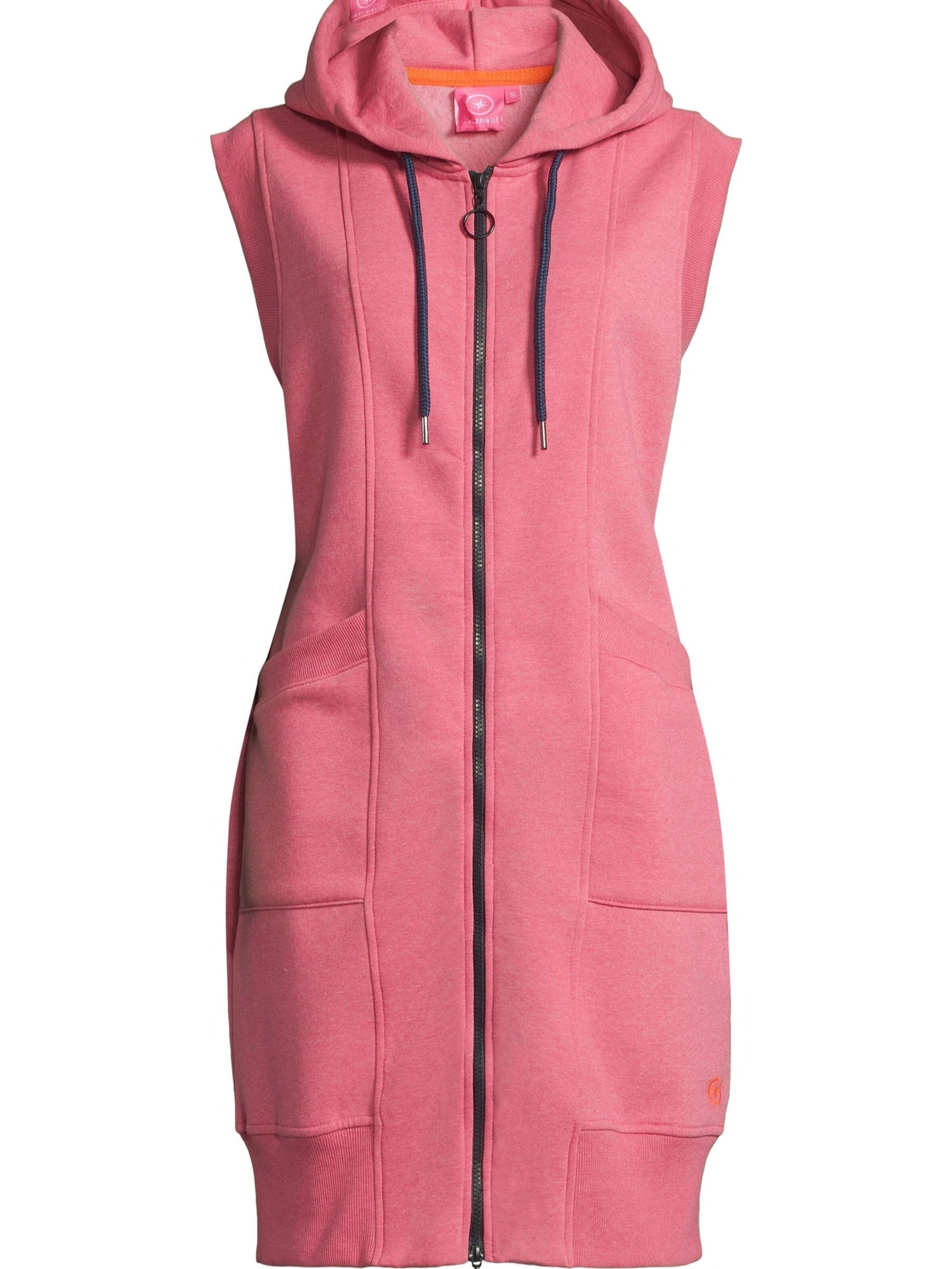 salzhaut Weste 'INGVILD' in Pink: Vorderseite
