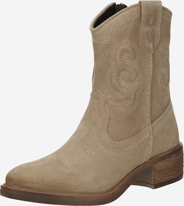 PS Poelman Cowboy boot 'Noto' in Beige: front