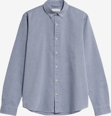 ARMEDANGELS Button Up Shirt 'QUAASA' in Blue: front