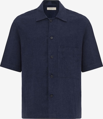 mėlyna Antioch Patogus modelis Marškiniai: priekis