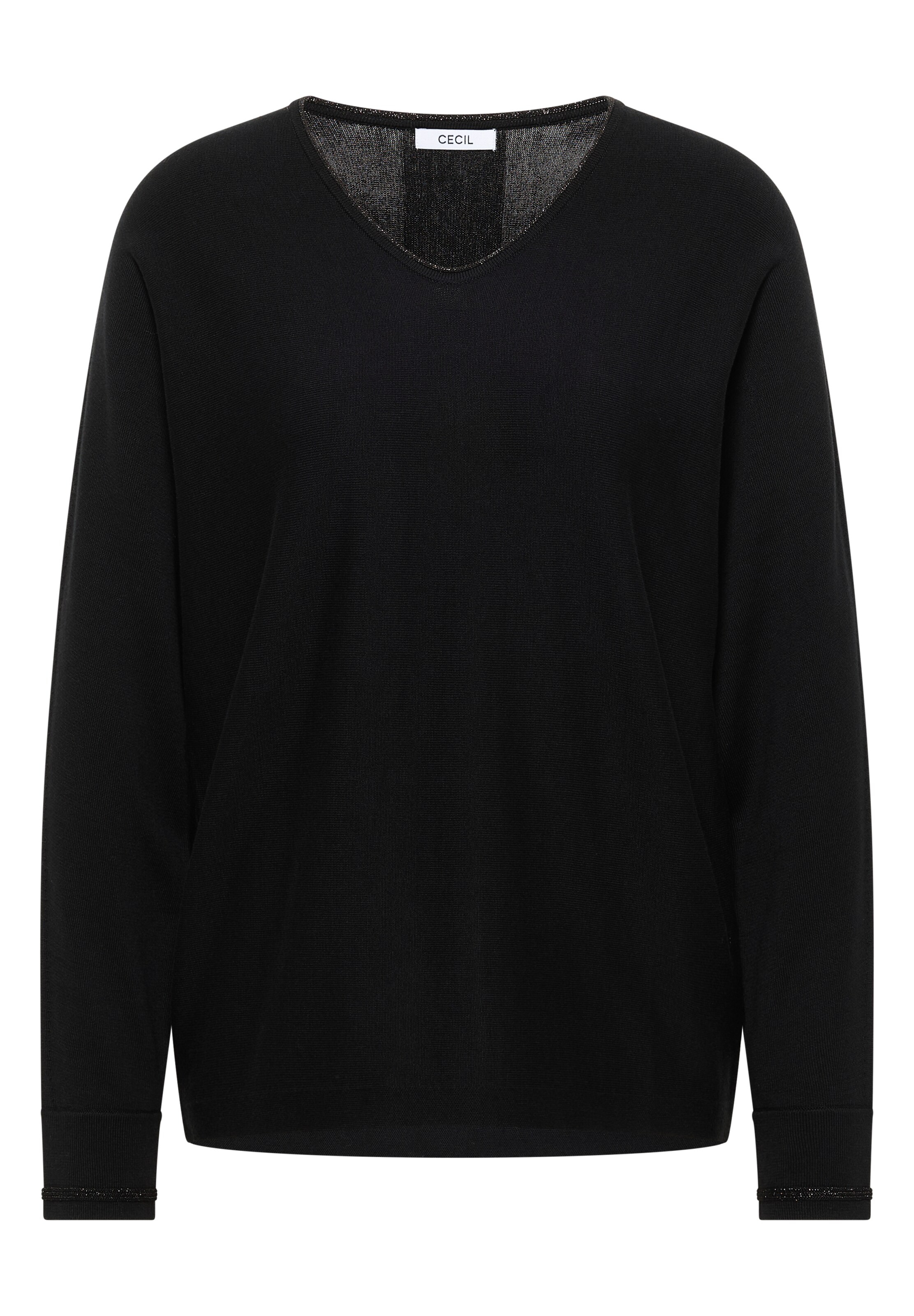 CECIL Sweater in Black: front