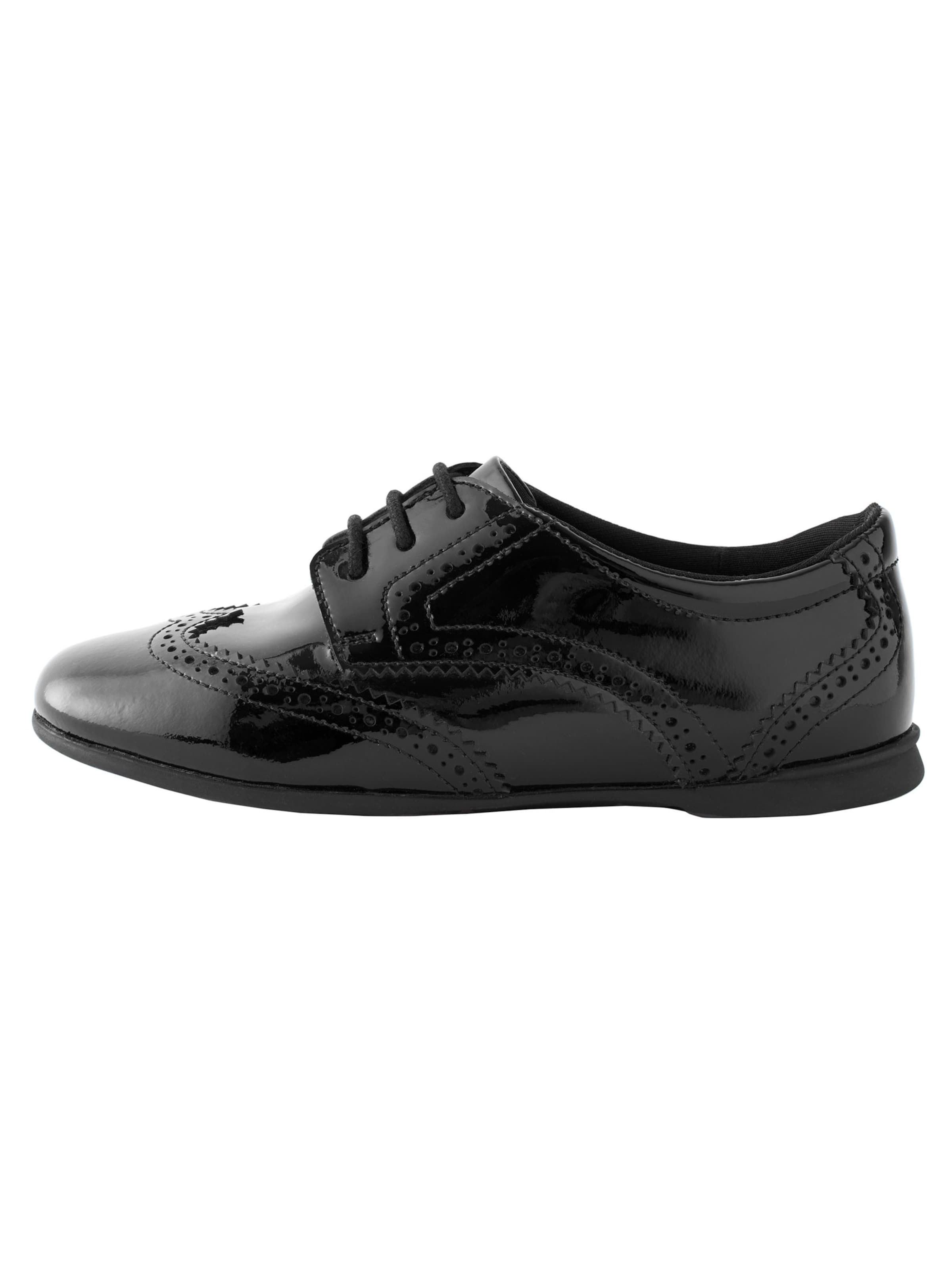 Next Halbschuh in Schwarz: Vorderseite