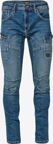 KOROSHI Regular Farkut värissä sininen: etupuoli