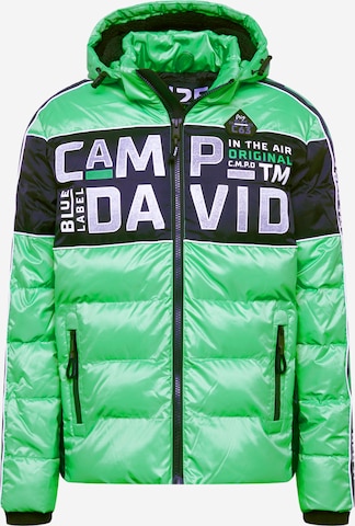 Veste d’hiver CAMP DAVID en vert : devant