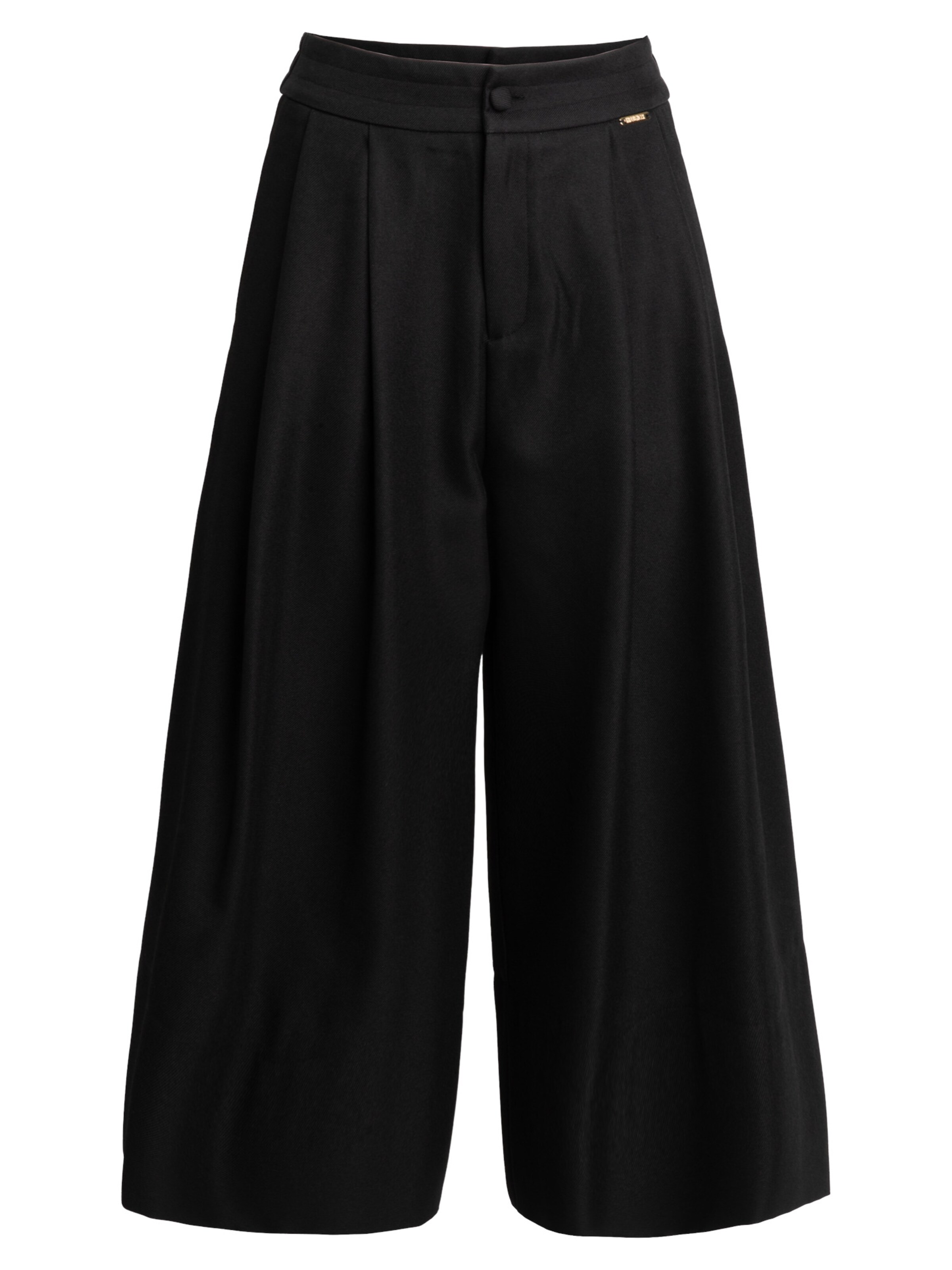 Influencer Loosefit Hose in Schwarz: Vorderseite