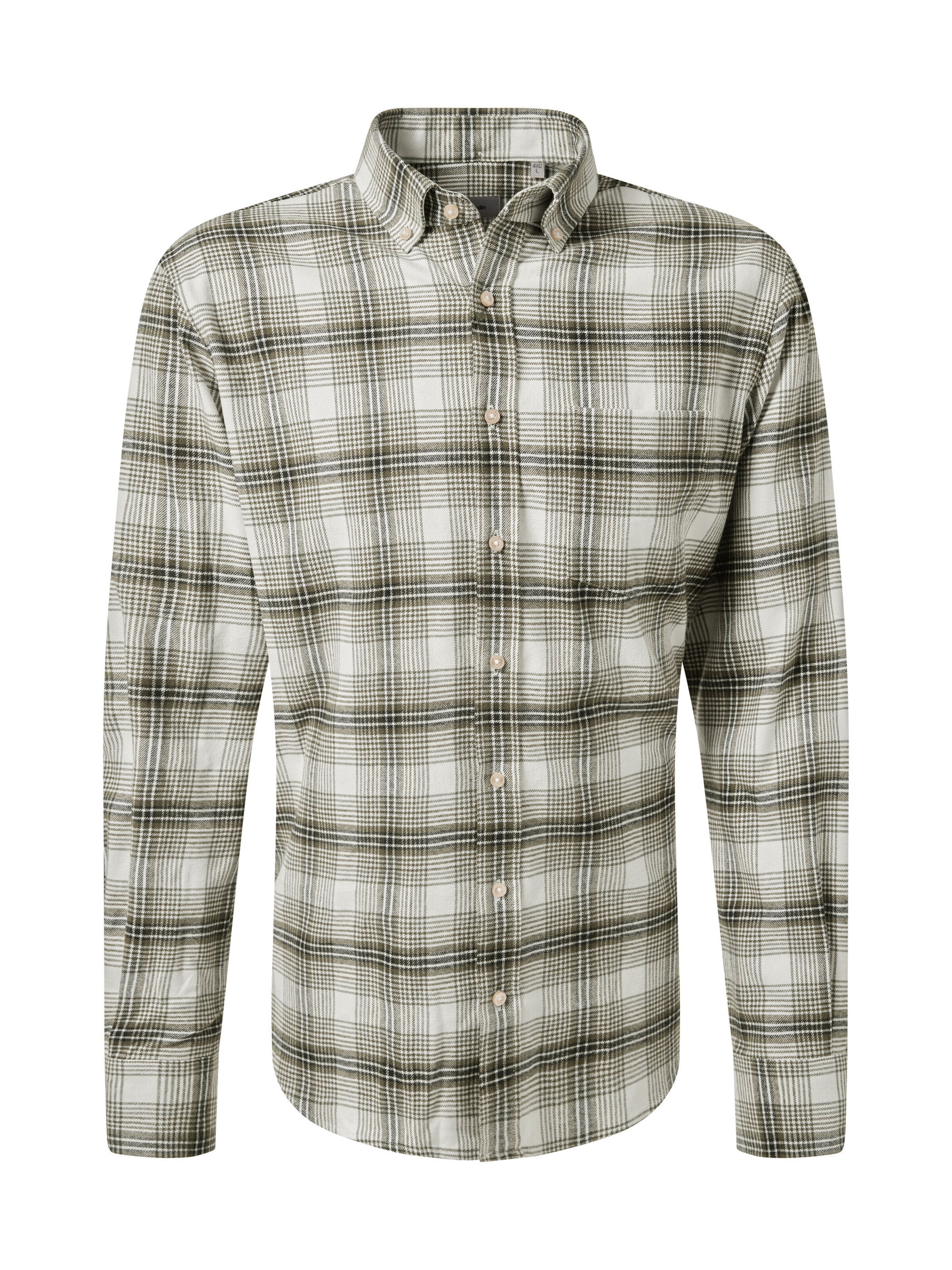 Coupe regular Chemise PIERRE CARDIN en vert : devant