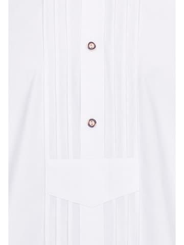 Aumühle Regular Fit Trachtenhemd 'ustl' in Weiß