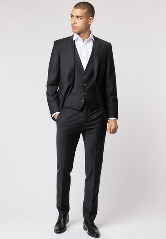 ROY ROBSON Slimfit Hose in Schwarz