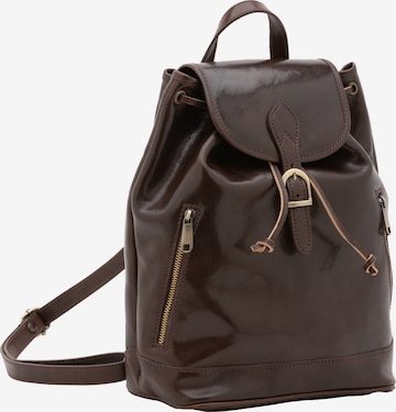 Viola Castellani Rucksack in Braun: Vorderseite