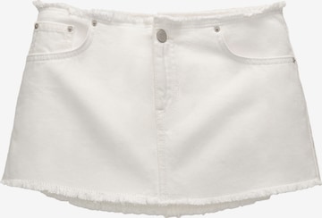 Pull&Bear Skirt in White: front