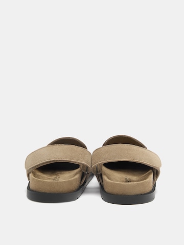 Sabots Pull&Bear en beige