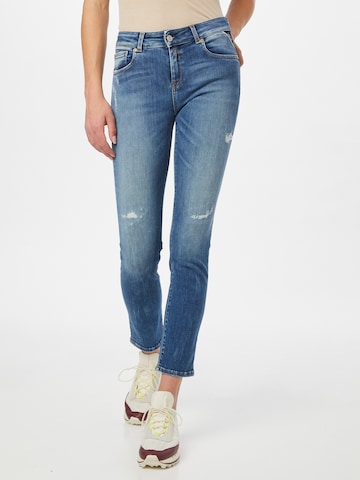 REPLAY Slimfit Jeans 'FAABY' i blå: framsida
