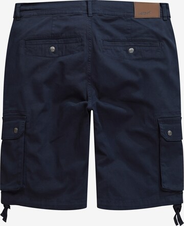 Men Plus Regular Cargobroek in Blauw