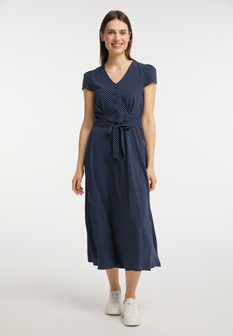 Usha Shirt Dress in Blue