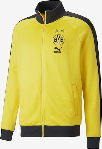 PUMA Training Jacket 'Borussia Dortmund' in Yellow: front