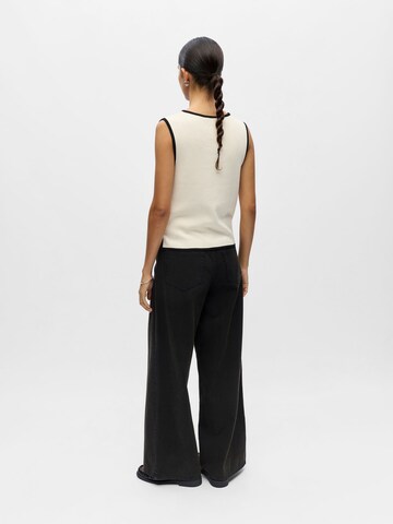 OBJECT Вязаный топ 'OBJViva' в Бежевый