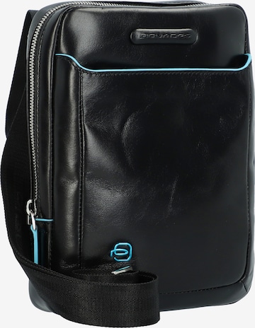 Piquadro Crossbody Bag 'Blue Square' in Black