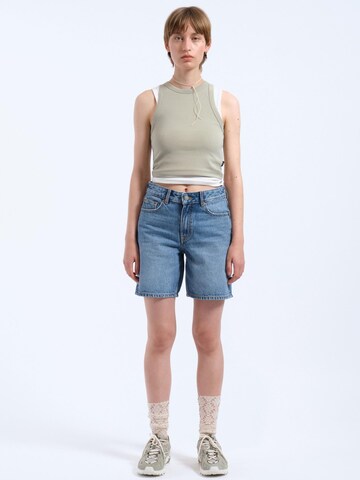 Dr. Denim Regular Jeans 'Arch Shorts'‌‌‌ in Blau