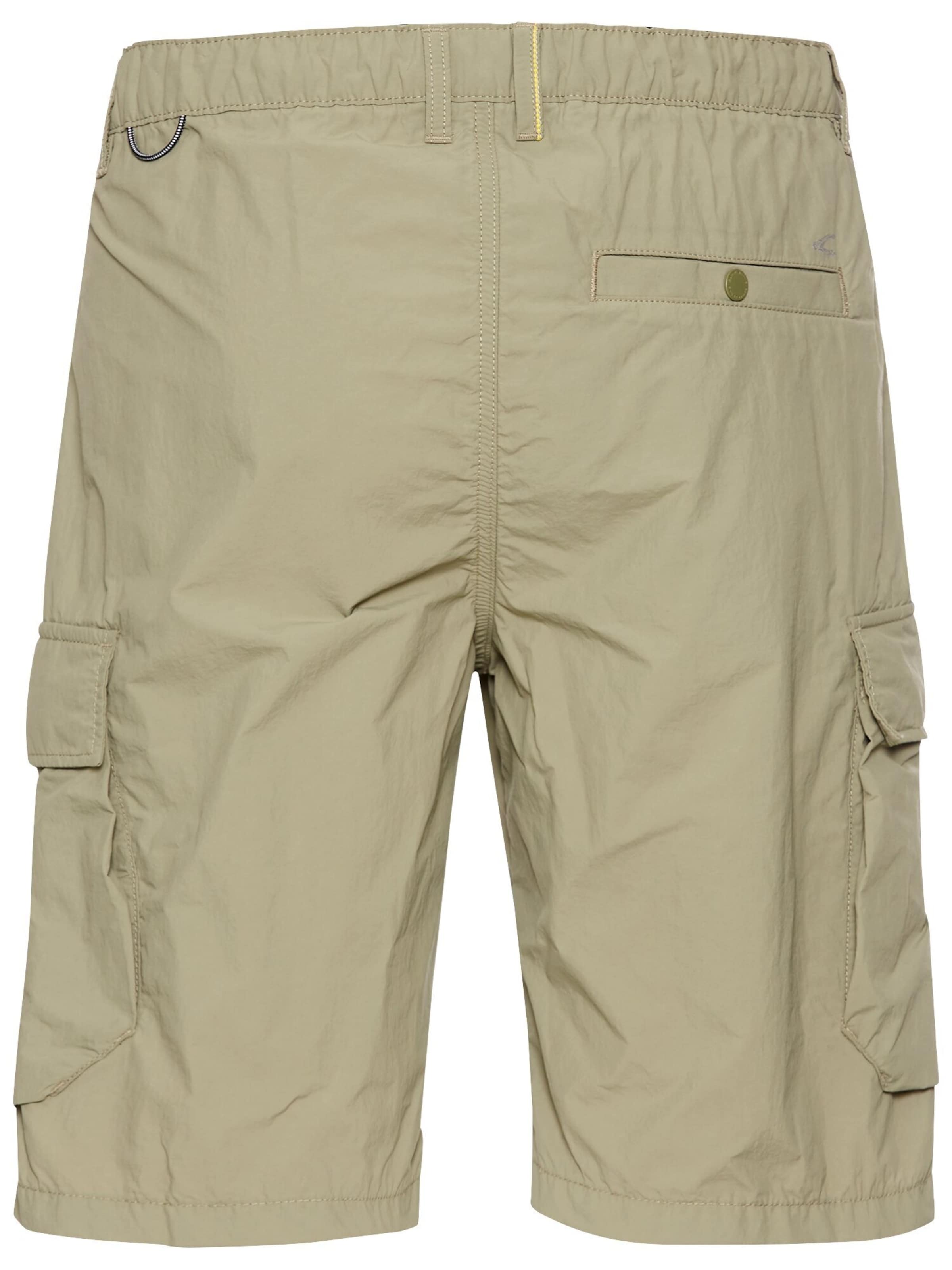 CAMEL ACTIVE Tapered Cargoshorts im Relaxed Fit in Grün