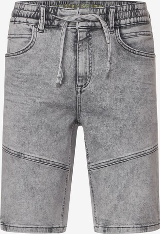 Street One MEN Loose fit Jeans in Grey: front