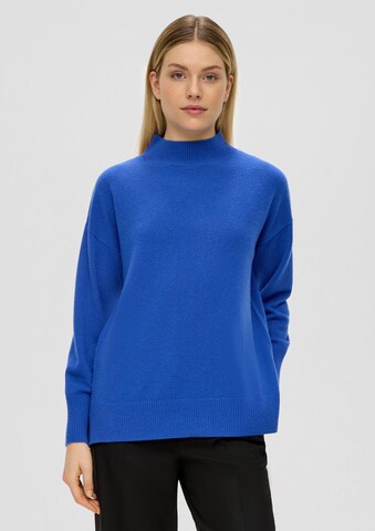 s.Oliver BLACK LABEL Sweater in Blue: front