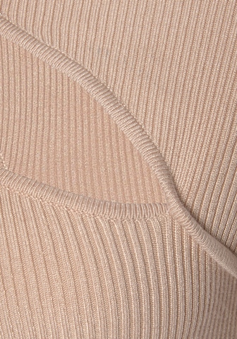 LASCANA Sweter w kolorze beżowy