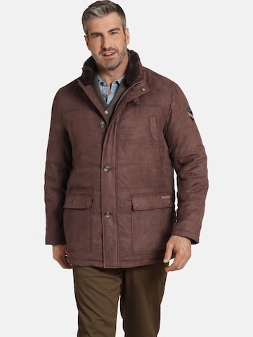 Charles Colby Winter Jacket 'Sir Ieuan' in Brown: front