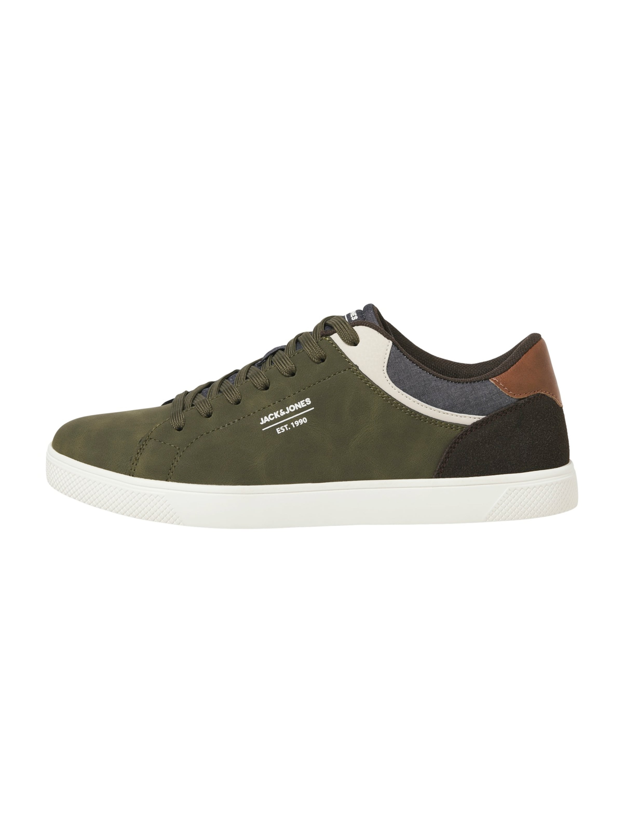JACK & JONES Sneakers laag in Groen: voorkant